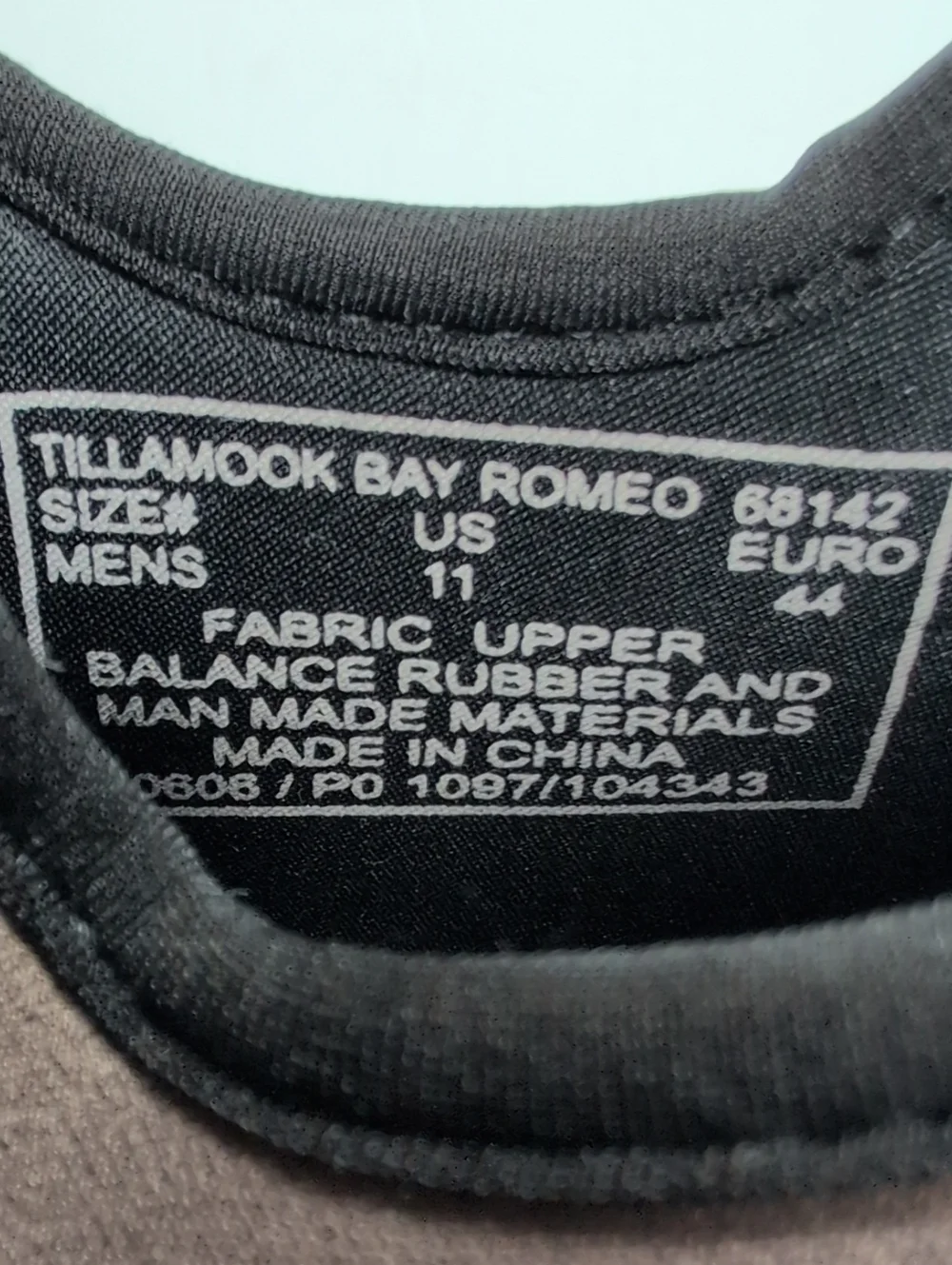 Bugs Tillamook Bay Romeo black waterproof rubber slip-on boots men size 11 EU 44